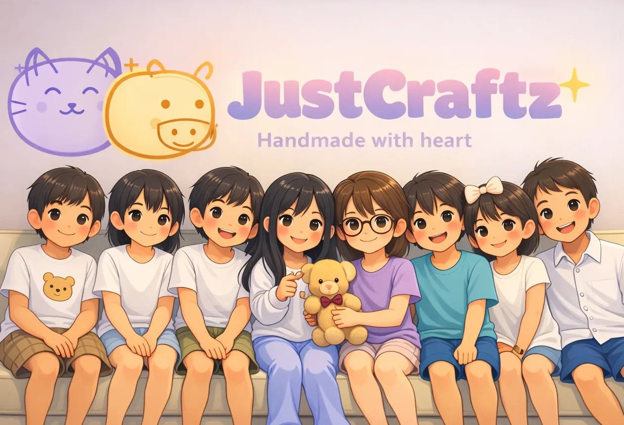 JustCraftz young makers banner illustration